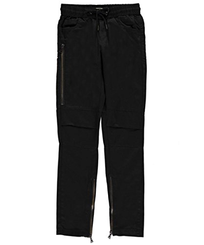 Evolution In Design Big Boys' "Zipper Stretch" Jogger Pants - black, 14-16