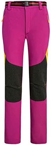 CHLNIX Women Fast Dry Hiking Pants Water Resistant Ladies Lightweight Stretch Walking Trousers with Belt for Outdoor Sports