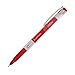 Office Depot Marker-Style Porous Point Pens With Soft Grips, Fine Point, 0.5 mm, Silver Barrel, Assorted Ink Colors, Pack Of 4