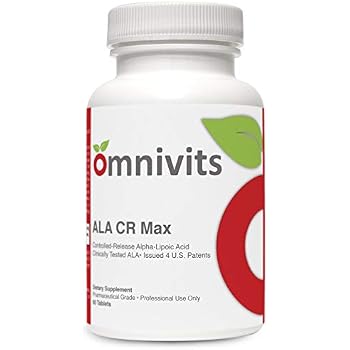 Amazon.com: ALA CR Max 600 mg - 60 tabs \u2022 Controlled-Release Alpha ...