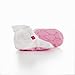 goumiboots - smart, stay on baby booties - 1 pack (S/M leaves pink) 0-3 Months