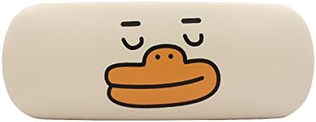 NiceShop16 Cartoon Animal Face Print Glasses Case Hard Storage Protection Box Gray