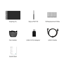 2023 HUION Inspiroy 2 Large Drawing Tablet with