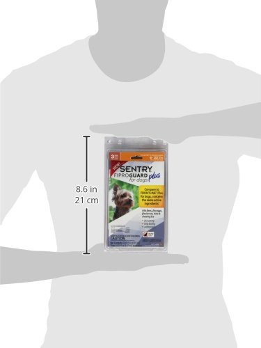 SENTRY Fiproguard Plus Flea and Tick Topcial for Dogs, 4-22 lbs, 3 Month Supply - Thumbnail 7