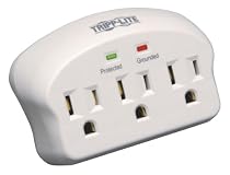 Tripp Lite 3 Outlet Portable Surge Protector/Suppressor, Wall Mount Direct Plug-in, & $5K INSURANCE (SK3-0)
