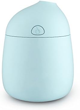 Novth Mini Humidifiers with Whisper-Quiet Operation, Automatic Shut-Off, 120ml Nano Mist Humidifier for Bedroom Baby room Home Office Car Study Yoga Spa,Easy to Clean (blue)