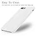 Yajuhoy iPhone 8 Case/iPhone 7 Case, Liquid Silicone Gel Rubber Case Soft Microfiber Cloth Lining Cushion Compatible with Apple iPhone 8 (2017) / iPhone 7 (2016) - White