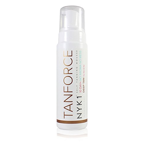 NEW NYK1 TANFORCE Invisible, Low Odour Self-Tanning DEEP TAN Force Fake Developing Skinny Look Tan Tanning Mousse. The 1st BOYFRIEND Friendly Tan!
