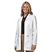 Cherokee Women's 32 Inch Snap Front Lab Coat, White, Small