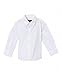 Born to Love Wedding Baptism Birthday White Button Up Shirt Infant, Toddler Boys 2T