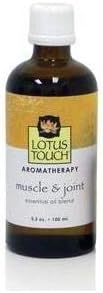 Muscle and Joint Essential Oil Blend by Lotus Touch, 100 ml Bottle - 100% Pure Therapeutic Grade Essential Oil Blends for Aromatherapy - Pain & Swelling Relief for Sore Muscles & Joints