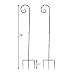 Vencer Set of 2 Shepherd Hook 78 Inch Heavy Duty 7/10 in Thick Rust Resistant Premium Metal Hook for Weddings Hanging Plant Baskets Solar Lights Christmas Lights Lanterns Bird Feeders,VHH-003