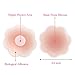 STURME 8 Pairs Nipple Covers for Women, Silicone Nipple Covers Reusable, Invisible Breast Petals, Nipple Stickers for Women, Pink Nipple Petals with Storage Box