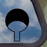 Naruto Black Decal Sasuke Uchiha Symbol Window Sticker