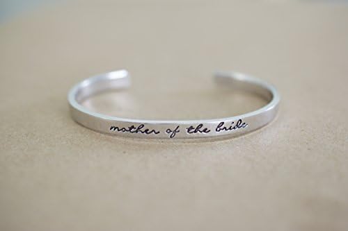 Mother of the Bride Bracelet, Cuff Gift for Her Bridal Jewelry