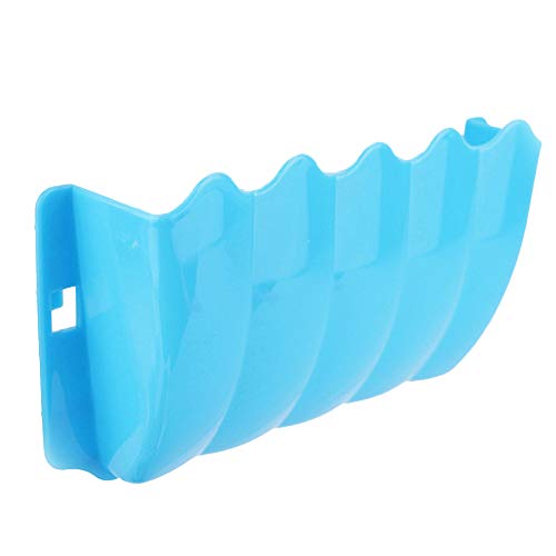 Zconmotarich Small Pet Rabbit Hanging Grass Feeder Rack Shelf Hay Bowl Animal External Frame Holder Box Dispenser – Blue