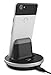 Encased PowerStand - Super Fast Charging Dock for Samsung Galaxy S22 / S23 /S24 Ultra (USB Type-C) Desktop Charger Stand, Aluminum/Black (Supports 25W/45W)