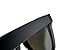 LotFancy Polarized Horn Rimmed Sunglasses for Women Men, 80’s Retro Stylish Square Eyewear with Case, UV400 Protection, 54MM, Revo Blue Mirrored Lens, Matte Black Resin Frame