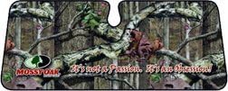 Mossy Oak Accordian Style Windshield Shade (Mossy Oak Infinity Camo, Single-ply bubble pad between reflective foil, 59"X27" Sold Individually)