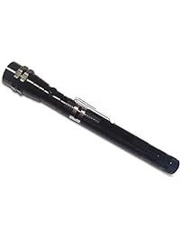 BOGZON Multipurpose Illuminated & Magnetic Pickup/Electric Torch - Metal Flexible Conduit LED Flashlight, Powered By 4 LR44 Button Cells, Black