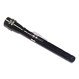 BOGZON Multipurpose Illuminated & Magnetic Pickup/Electric Torch - Metal Flexible Conduit LED Flashlight, Powered By 4 LR44 Button Cells, Black