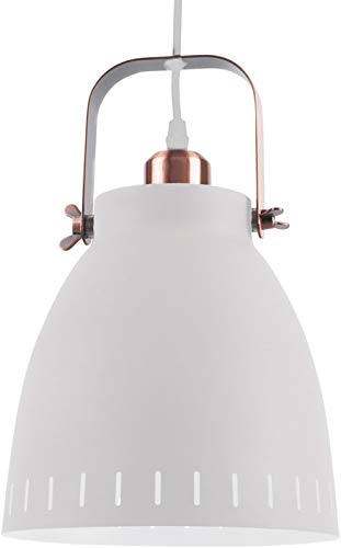 Leitmotiv, Pendant Lamp, Ceiling Lighting, Iron, 40 W, White