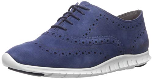 cole haan women's blue suede shoes