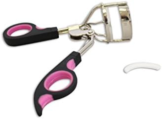 Eyelash Curler - Professional Eye Lash Curls - Stainless Steel With Silicone Curling End - Beautiful Lashes In Seconds - No Heat Needed - Just Clamp and Go - Pinch and Pain Free