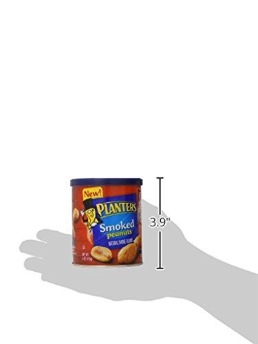 PLANTERS SMOKED & SALTED PEANUTS (6 OZ CANISTER)