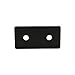 80/20 Inc., 2045, 15 Series, ; 1530/1530-Lite End Cap Black with Push Ins, No Logo