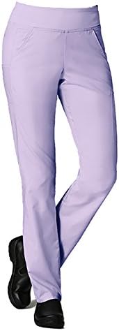 Maevn Women's Eon Pure Yoga 7-Pocket Scrub Pant (Lavender, X-Small)