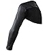TiaoBug Mens Faux Leather Hollow Arm Sleeves Shrug Size Small Black