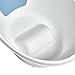 Shnuggle Baby Bath Tub - Compact Support Seat, Makes Bath Time Easy, 0-12m, BLUE