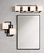 Possini Euro Design Lighting on The Square Modern Wall Light Sconce Bronze Hardwired 13 3/4