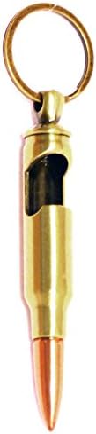 Bullet bottle opener keychain