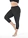 ZERDOCEAN Women's Plus Size Soft Stretchy Basic Capri Leggings Black 2X