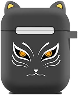 Tongboshi AirPods Case, Bluetooth Wireless Headset Set, Cartoon Animation Silicone Earphone Protection Box, Latest Models (Style : A)
