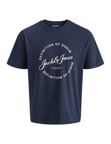 Jjgrayson Tee SS Crew Neck 4Pk MP, Blazer Blu Marine, XL (Pacco da 4) Uomo