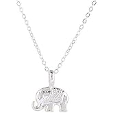 FUTIMELY Elephant Necklace for Women Good Luck Elephant Pendant Chain Necklace Animal Luck Elephant Gifts With Card for Friendship BFF Jewelry