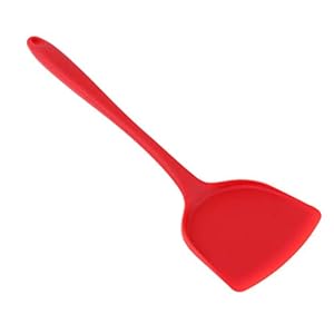 LOVIVER Siliconen Deegschraper Hittebestendige Siliconen Spatel Voor Op De Camping Koken Of Bakken