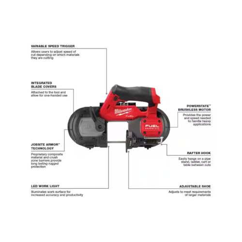 Milwaukee Electric - M12 Fuel Compact Band Saw photo 8