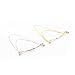 Yosoo Mens Silver Gold Plated Necktie Tie Clip Bar Clasp Cravat Pin Skinny Brooch Collar (Gold with Chain)