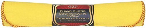 SM ARNOLD 85-773 Flannel Dust Towels, 3-Pack