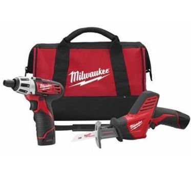 Click Here to See More Images M12 12V Driver And Hackzall Cordless Tool Combo Kit