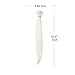 5pcs/lot,New Arrival 5.9''x39.37''Heat Resistant Synthetic Straight Solid White Hair Weft Hair Extensions for DIY BJD/SD/Bly the/American Girl Doll Wigs