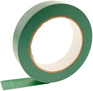 1" Dark GREEN Durable Rubber Adhesive PVC Vinyl Sealing Coding Warning OSHA Caution Marking Safety Electrical Removable Floor Tape (.94 in 24MM) 36 yard 7 mil
