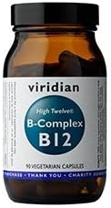 Viridian -High Twelve B-Complex - 90 Vegetarian Capsules