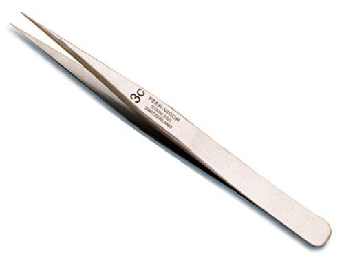 Peer Vigor Electrolysis Tweezer by Grobet Stainless Steel Pattern 3C