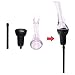 Wine Aerator, McoMce Delicate Aerator Wine Tasted Delicious, Wine Aerator for Wine Bottle Pourer, Premium Wine Air Aerator (Stainless Steel/Clear), Non-Missable Wine Areators - Gift Box Included