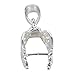 10 Pieces Silver Plated 24mm Decorated Carved Pendant Pinch Bail Supplies for Jewelry Findings (Silver Plated)